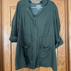 Torrid Dark Green Utility Jacket